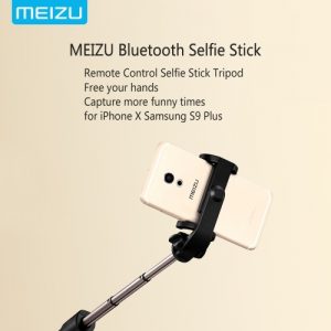 MEIZU Selfie Stick Tripod Stand 4 in 1 Extendable Monopod BT Remote Phone Mount for iPhone X 8 Samsung S9 Plus