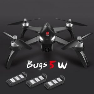 MJX Bugs 5W 5G Wifi FPV RC Drone Quadcopter with 3 Batteries