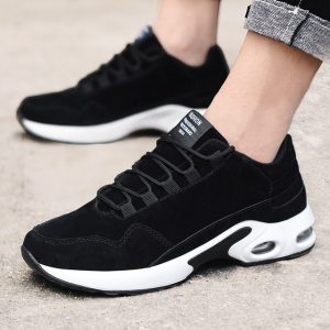 Male Students Trend Tide Shoes New Air Cushion Plus Sports Shoes Men's Shoes Season Tie Is Male