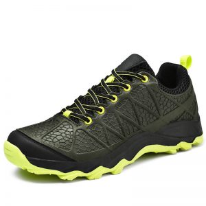 Men Anti Collision Toe Protective Rubber Non Slip Shock absorption Hiking Shoes