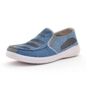 Men Breathable Mesh Denim Casual Shoes