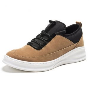 Men Breathable Slip Resistant Lace Up Slip On Casual Shoes