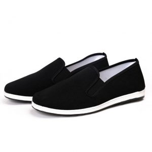 Men Breathable Solid Color Flat Shoes