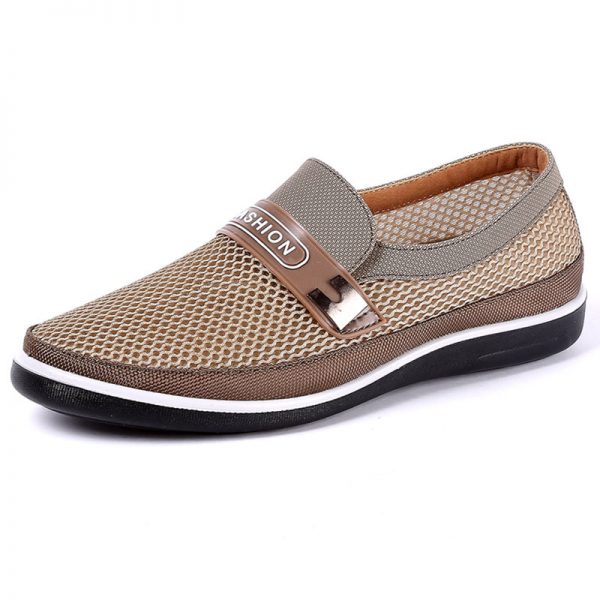 Men Breathable Wear-resistant Soft Sole Slip On Casual Shoes