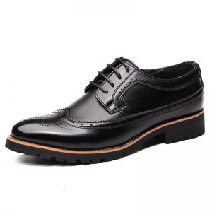 Men Brock Style Breathable Leather Shoes