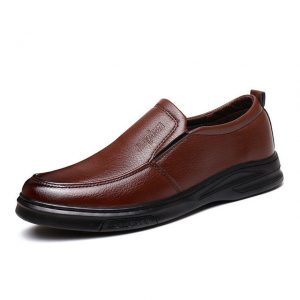 Men Business Breathable Casual Leather Shoes