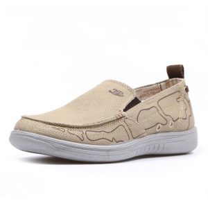 Men Canvas Light Weight Soft Slip On Walking Causal Shoes