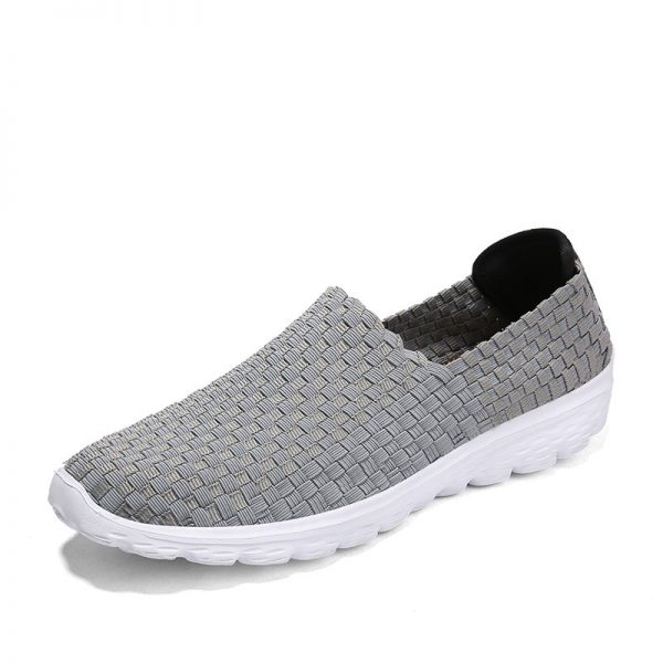 Men Canvas Woven Style Breathable Walking Outdoor Water Shoes