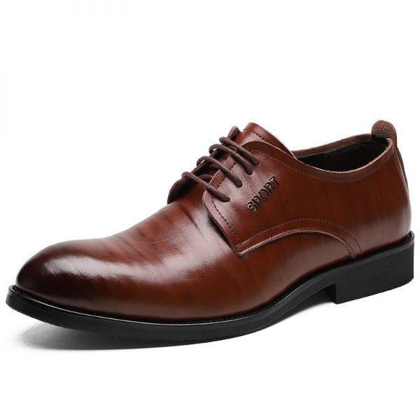 Men Casual BusinessLeather ShoesWedding Shoes