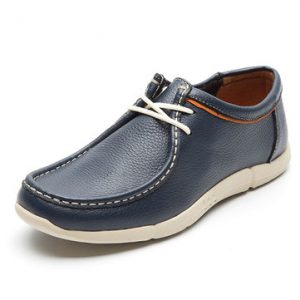 Men Cow Leather Soft Sole Flat Shoes