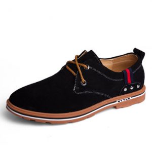 Men Dress Casual Shoes Thin Belt Low Top Flat Shoes Male Comfortable Velvet Shoes