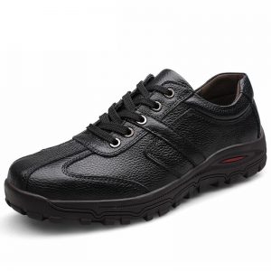 Men Genuine Leather Non Slip Large Size Soft Casual Outdoor Shoes