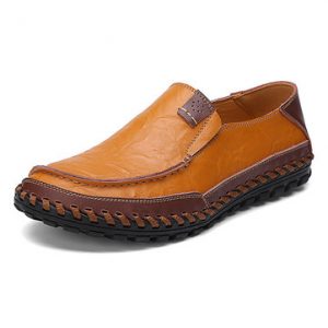 Men Hand Stitching Soft Sole Shoes