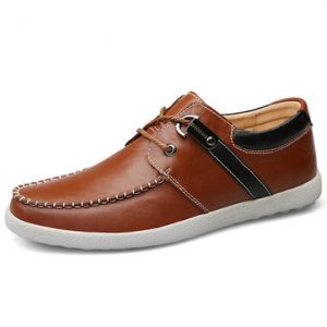 Men Handmade Genuine Leather Casual Shoes