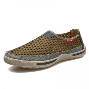 Men Honeycomb Mesh Slip resistant Slip OnCasual Walking Shoes