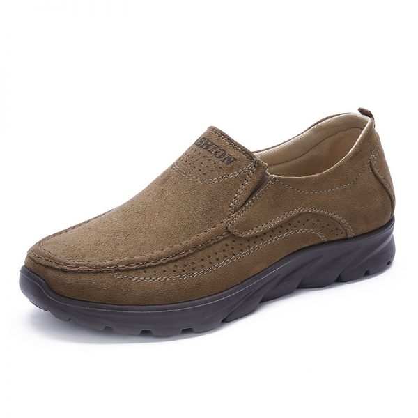 Men Large Size Breathable Non-slip Soft Sole Casual Cloth Shoes