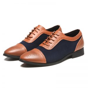 Men Large Size Casual Pointed Leather Shoes Diwali