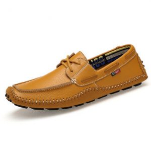 Men Large Size Genuine Leather Shoes