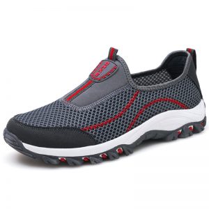 Men Mesh Breathable Comfy Outdoor Non Slip Hiking Casual Shoes