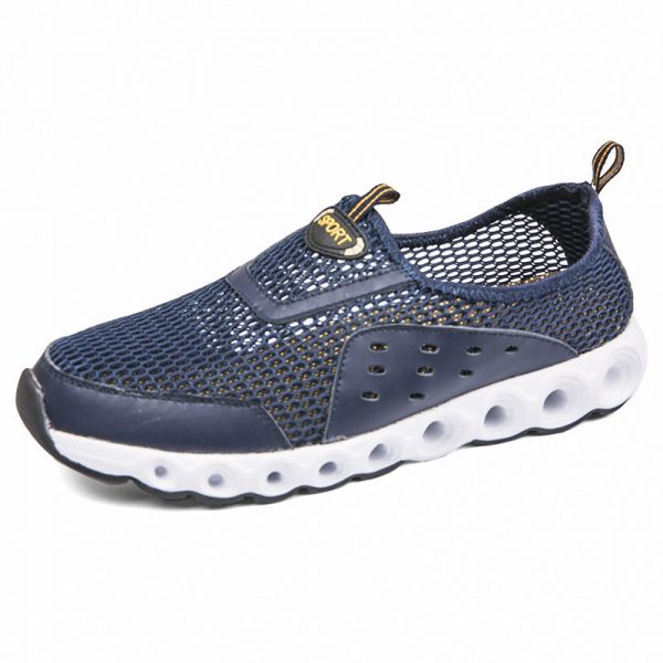 Men Mesh Breathable Light Weight Running Water Upstream Shoes