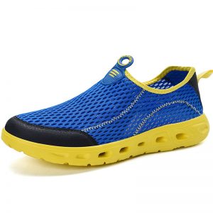 Men Mesh Breathable Slip On Large Size Casual Water Shoes