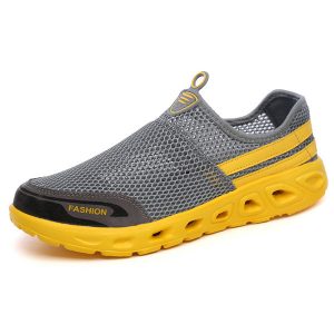 Men Mesh Fabric Breathable Light Weight Multifunction Upstream Shoes