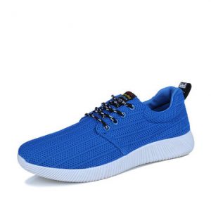 Men Mesh Fabric Light Weight Sport Running Shoes Breathable Casual Sneakers