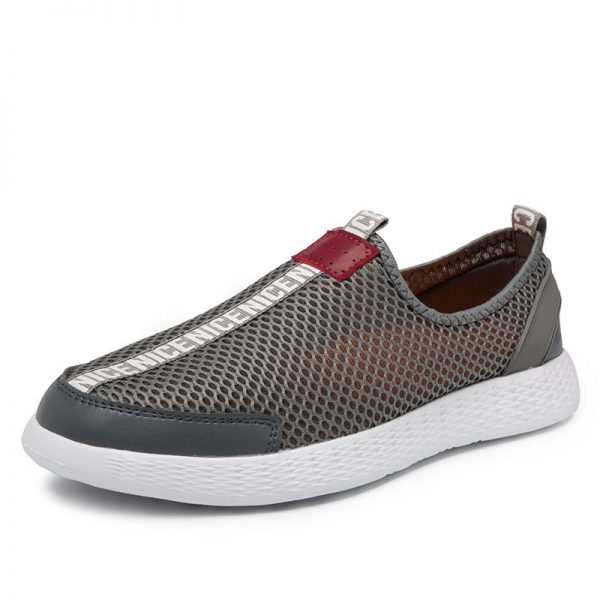 Men Mesh Light Weight Soft Sole Comfy Slip On Walking Casual Shoes