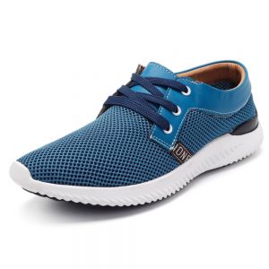 Men Mesh Splicing Breathable Sport Running Casual Shoes