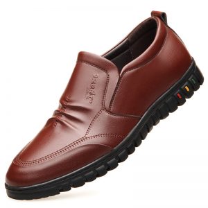 Men Microfiber Leather Comfy Soft Slip On Driving Casual Shoes