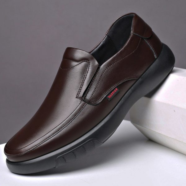 Men Non Slip Slip-ons Soft Sole Business Casual Leather Shoes