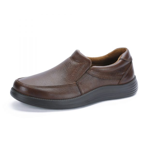 Men Old Peking Style Comfy Round Toe Soft Sole Slip On Casual Shoes