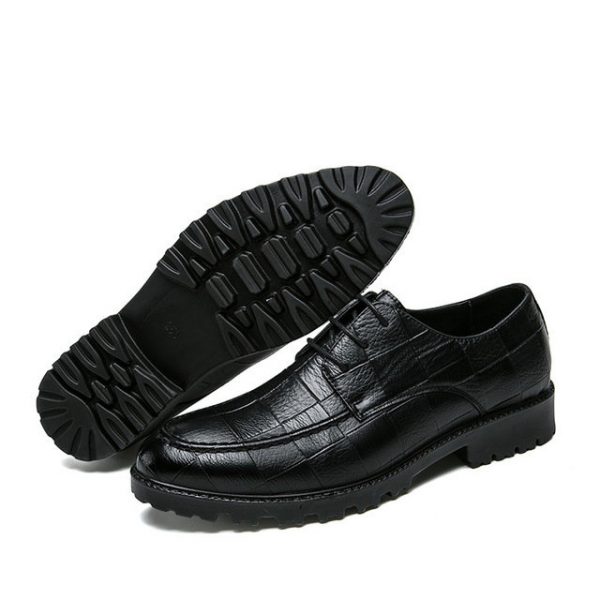 Men Pointed Business Casual Leather Shoes