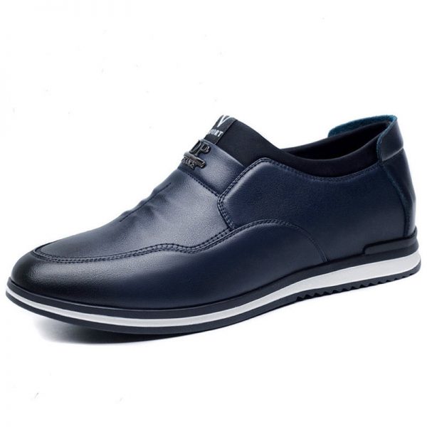 Men Pure Color Comfy Portable Soft Sole Slip On Casual Shoes