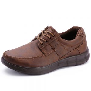 Men Pure Color Microfiber Leather Lace Up Casual Shoes