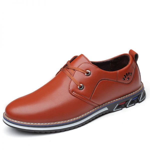 Men Pure Color Microfiber Leather Soft Casual Driving Shoes