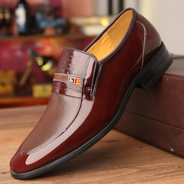 Men Stylish Comfy Slip On Business Casual Wedding Dress Shoes