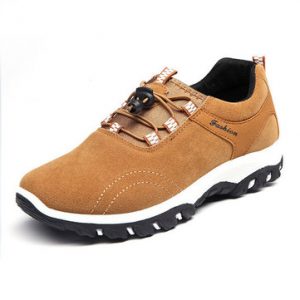 Men Suede Casual Lace Up Hiking Shoes