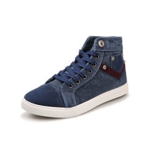 Men's Canvas Splicing Skateboarding Shoes