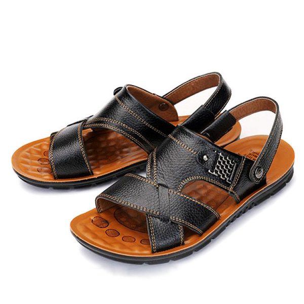 Men's Large Size Anti-Slip Sandals Beach Shoes