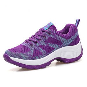 Mesh Breathable Colorful Platform Casual Shoes For Women