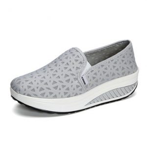 Mesh Rocker Sole Platform Sport Shake Shoes For Women