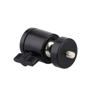 Mini Ball Head 1/4" Mount for Camera Tripod for SB800 SB900 580EX II vidicon Flash