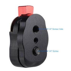 Mini Quick Release Plate for LCD Monitor Magic Arm LED light Camera Camcorder Rig