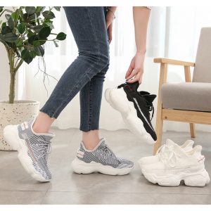 Muffin With Sports Single Shoes Season New Fashion Mesh Breathable Casual Women's Shoes