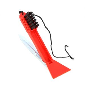 Multi-Purpose Red Golf Club Cleaning Brush Shoes Grooves Cleaner