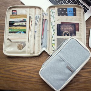 Multi-slots Travel Passport Holder Organizer Cover ID Card Bag Passport Wallet Phone Storage Bag