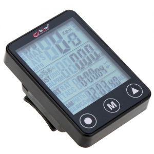 Multifunctional Wireless Touch Button LCD Bicycle Computer Odometer Speedometer