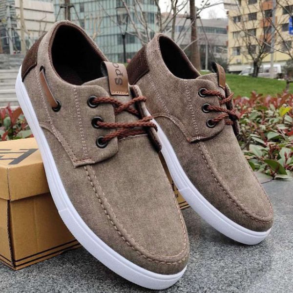 New Canvas Shoes Men's Linen Old Beijing Casual Tide Shoes Wild Shoes Shoes Breathable Shoes Generation