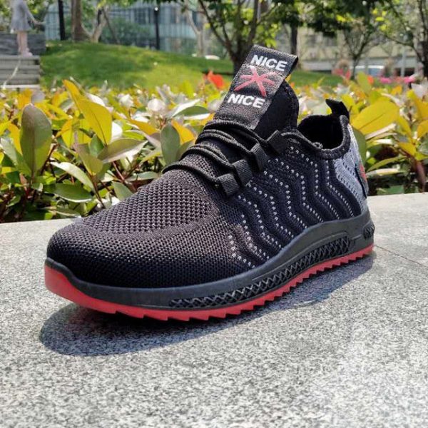 New Fashion Breathable Flying Woven Shoes Men's Running Shoes Mesh Sports Men's Shoes Wild Casual Shoes Generation